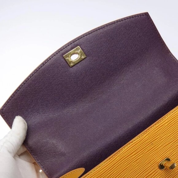 LOUIS VUITTON Epi Malesherbes Hand Bag Tassili Yellow Jonne - Picture 11 of 14